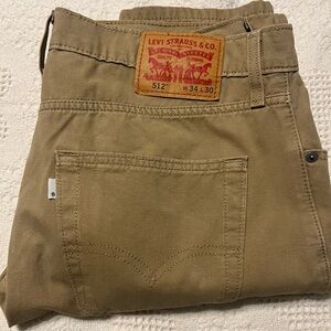 Levi’s 512 Slim/Taper Jeans Tan 34/30